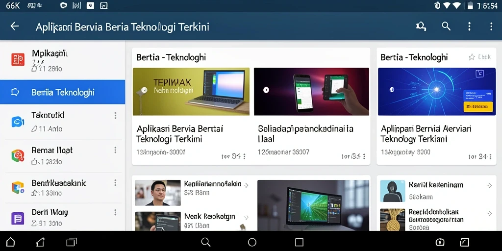 Tampilan antarmuka aplikasi 66K yang modern dan fungsional.