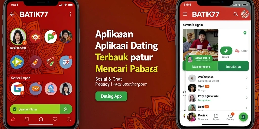 Tampilan antarmuka BATIK77 yang modern dan menarik.