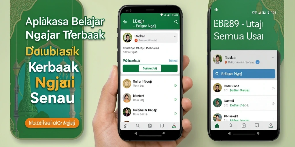 Antarmuka aplikasi IDR89 yang intuitif dan menarik.