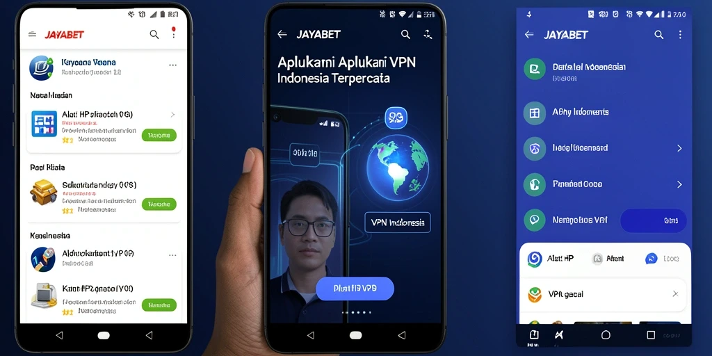 Tampilan antarmuka aplikasi JAYABET yang sederhana dan fungsional.