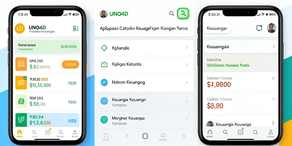 Antarmuka aplikasi Catatan Keuangan yang intuitif dan modern.